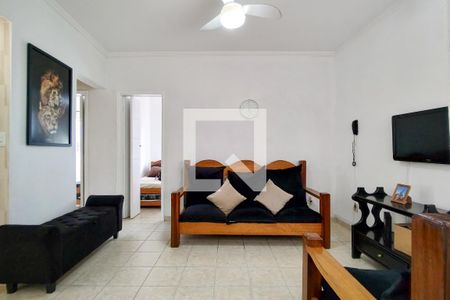 Sala de apartamento para alugar com 2 quartos, 65m² em Vila Tupi, Praia Grande