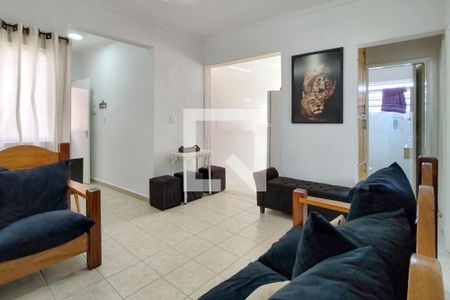 Sala de apartamento para alugar com 2 quartos, 65m² em Vila Tupi, Praia Grande