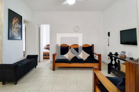 Sala de apartamento para alugar com 2 quartos, 65m² em Vila Tupi, Praia Grande