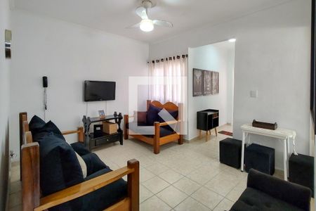 Sala de apartamento para alugar com 2 quartos, 65m² em Vila Tupi, Praia Grande