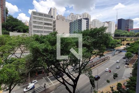 Sala - Vista de apartamento à venda com 2 quartos, 50m² em Consolação, São Paulo