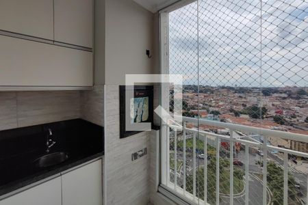 Varanda Gourmet de apartamento à venda com 2 quartos, 68m² em Vila Progresso, Campinas