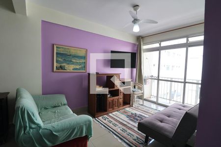 Sala de apartamento para alugar com 3 quartos, 90m² em Jardim Las Palmas, Guarujá