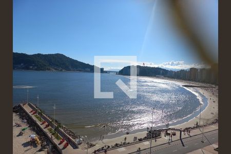 Vista da Sala de apartamento para alugar com 1 quarto, 50m² em Centro, São Vicente