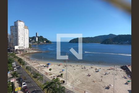 Vista da Sala de apartamento para alugar com 1 quarto, 50m² em Centro, São Vicente