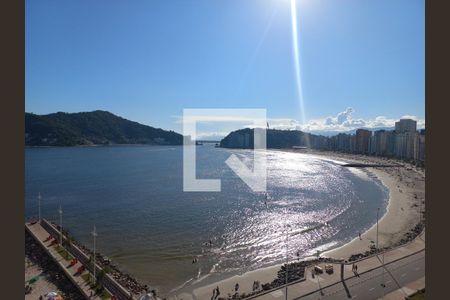 Vista da Sala de apartamento para alugar com 1 quarto, 50m² em Centro, São Vicente