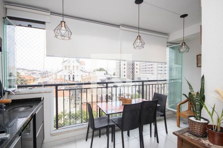 Varanda gourmet de apartamento à venda com 3 quartos, 73m² em Vila Mazzei, São Paulo