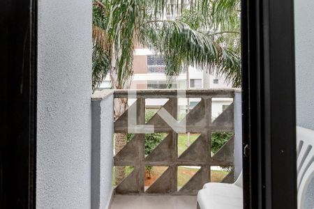 Varanda de kitnet/studio para alugar com 1 quarto, 34m² em Jardim Caravelas, São Paulo