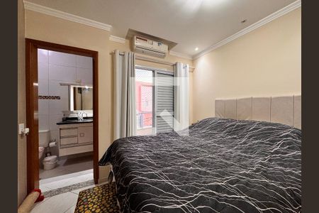 Suite  de apartamento à venda com 2 quartos, 74m² em Vila Alzira, Santo André