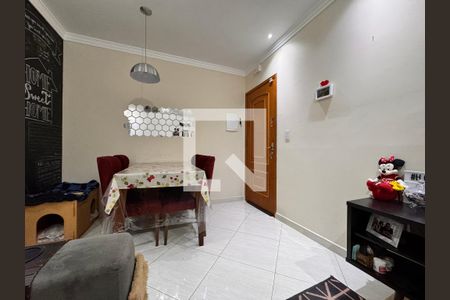 Sala de apartamento à venda com 2 quartos, 74m² em Vila Alzira, Santo André