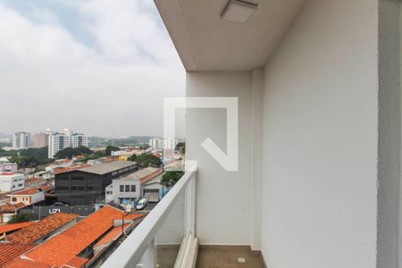 Varanda da Sala de apartamento para alugar com 1 quarto, 37m² em Vila Alpina, São Paulo