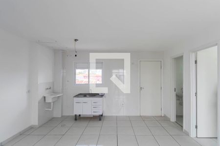 Sala/Cozinha de apartamento para alugar com 1 quarto, 37m² em Vila Alpina, São Paulo