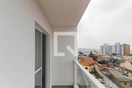 Varanda da Sala de apartamento para alugar com 1 quarto, 37m² em Vila Alpina, São Paulo