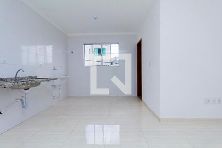 Sala, Cozinha e Área de Serviço de apartamento à venda com 2 quartos, 43m² em Parque Boturussu, São Paulo