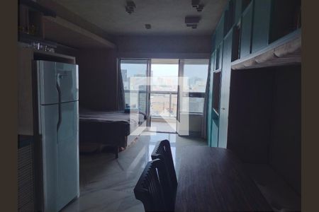 Sala/Quarto/Cozinha de kitnet/studio para alugar com 1 quarto, 38m² em Santa Ifigênia, São Paulo