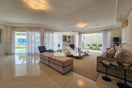 Sala de casa de condomínio para alugar com 6 quartos, 840m² em Jardim Acapulco, Guarujá