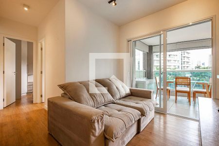 Sala/Cozinha de apartamento para alugar com 2 quartos, 62m² em Pinheiros, São Paulo