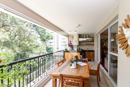 Varanda de apartamento para alugar com 4 quartos, 146m² em Santo Amaro, São Paulo