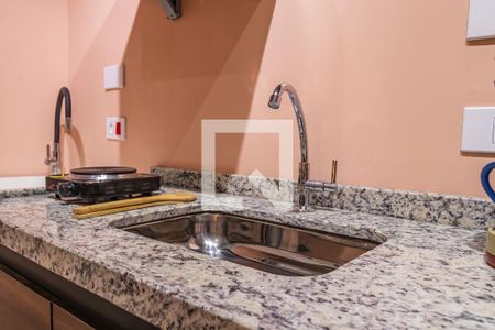 Sala/Cozinha de apartamento para alugar com 1 quarto, 21m² em Vila do Conde, Barueri