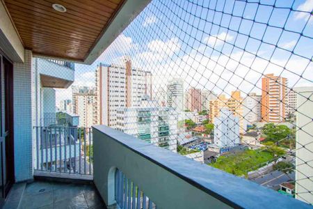 Varanda da sala de apartamento para alugar com 3 quartos, 145m² em Jardim Bela Vista, Santo André