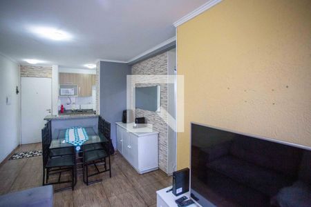 Sala de apartamento para alugar com 2 quartos, 48m² em Taboão, Diadema