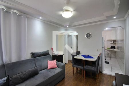 Sala  de apartamento à venda com 2 quartos, 48m² em Jardim Silvina, São Bernardo do Campo