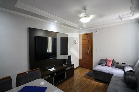 Sala  de apartamento à venda com 2 quartos, 48m² em Jardim Silvina, São Bernardo do Campo