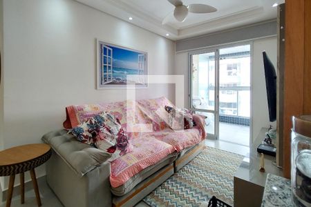 Sala de apartamento para alugar com 2 quartos, 82m² em Aviação, Praia Grande