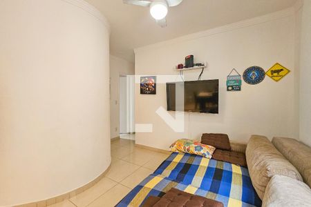 Sala de apartamento para alugar com 2 quartos, 70m² em Jardim Ana Maria, Guarujá