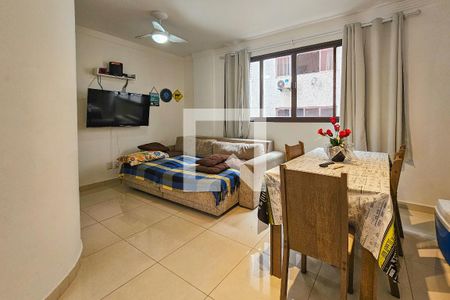 Sala de apartamento para alugar com 2 quartos, 70m² em Jardim Ana Maria, Guarujá