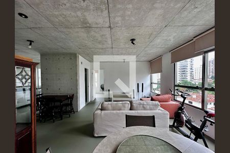 Sala de apartamento para alugar com 1 quarto, 72m² em Campo Belo, São Paulo