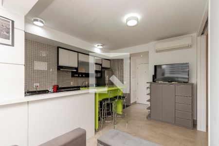 Sala de apartamento para alugar com 1 quarto, 49m² em Itaim Bibi, São Paulo