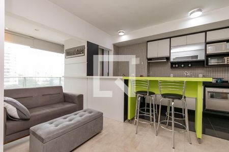 Sala de apartamento para alugar com 1 quarto, 49m² em Itaim Bibi, São Paulo