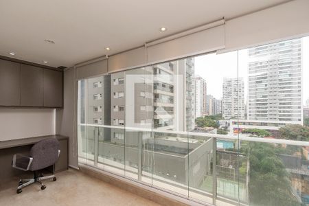 Varanda de apartamento para alugar com 1 quarto, 49m² em Itaim Bibi, São Paulo