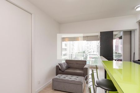 Sala de apartamento para alugar com 1 quarto, 49m² em Itaim Bibi, São Paulo