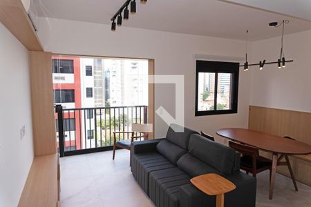 Sala de apartamento para alugar com 1 quarto, 41m² em Pinheiros, São Paulo