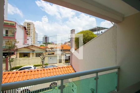 Varanda da sala de casa à venda com 4 quartos, 268m² em Vila Gilda, Santo André