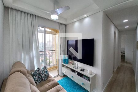 Sala de apartamento à venda com 2 quartos, 58m² em Vila Satúrnia, Campinas