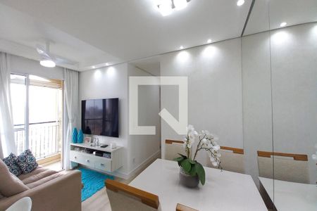 Sala de Jantar de apartamento à venda com 2 quartos, 58m² em Vila Satúrnia, Campinas