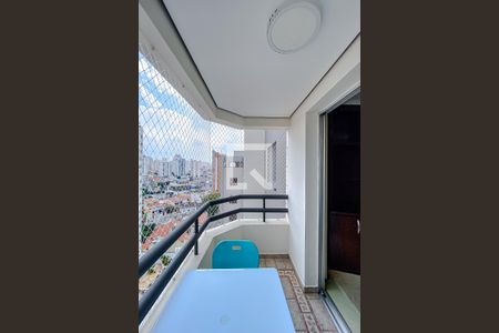 Varanda da Sala de apartamento à venda com 3 quartos, 82m² em Vila Regente Feijó, São Paulo