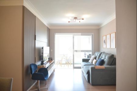 Sala de apartamento à venda com 3 quartos, 90m² em  Jardim Bela Vista, Santo André