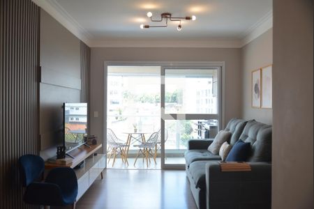 Sala de apartamento à venda com 3 quartos, 90m² em  Jardim Bela Vista, Santo André