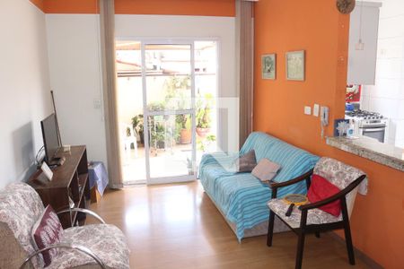 Sala de apartamento para alugar com 2 quartos, 63m² em Santa Paula, São Caetano do Sul