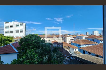 Vista da Sala de apartamento para alugar com 1 quarto, 30m² em Macuco, Santos