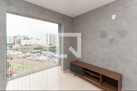 Sala/Cozinha  de apartamento para alugar com 1 quarto, 27m² em Barra Funda, São Paulo