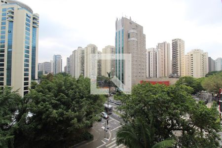 Vista da Sala de kitnet/studio à venda com 1 quarto, 24m² em Indianópolis, São Paulo