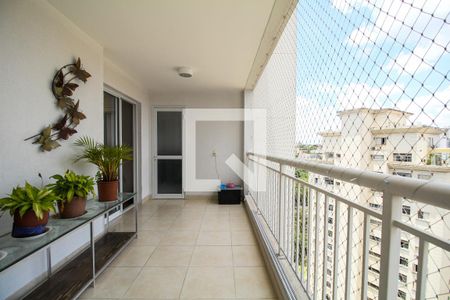 Varanda Sala de apartamento para alugar com 3 quartos, 92m² em Jardim Vazani, São Paulo