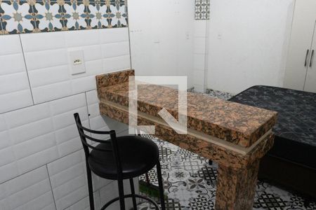 Cozinha de kitnet/studio para alugar com 1 quarto, 25m² em Vila Regente Feijó, São Paulo