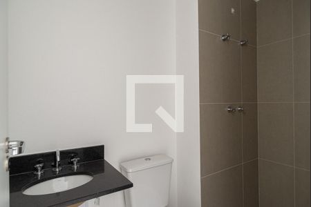 Banheiro de kitnet/studio para alugar com 1 quarto, 37m² em Bela Vista, São Paulo