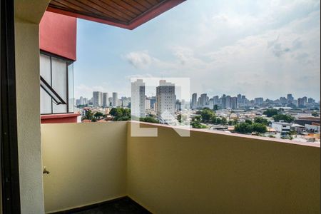 Varanda da Sala de apartamento para alugar com 3 quartos, 120m² em Parque das Nações, Santo André